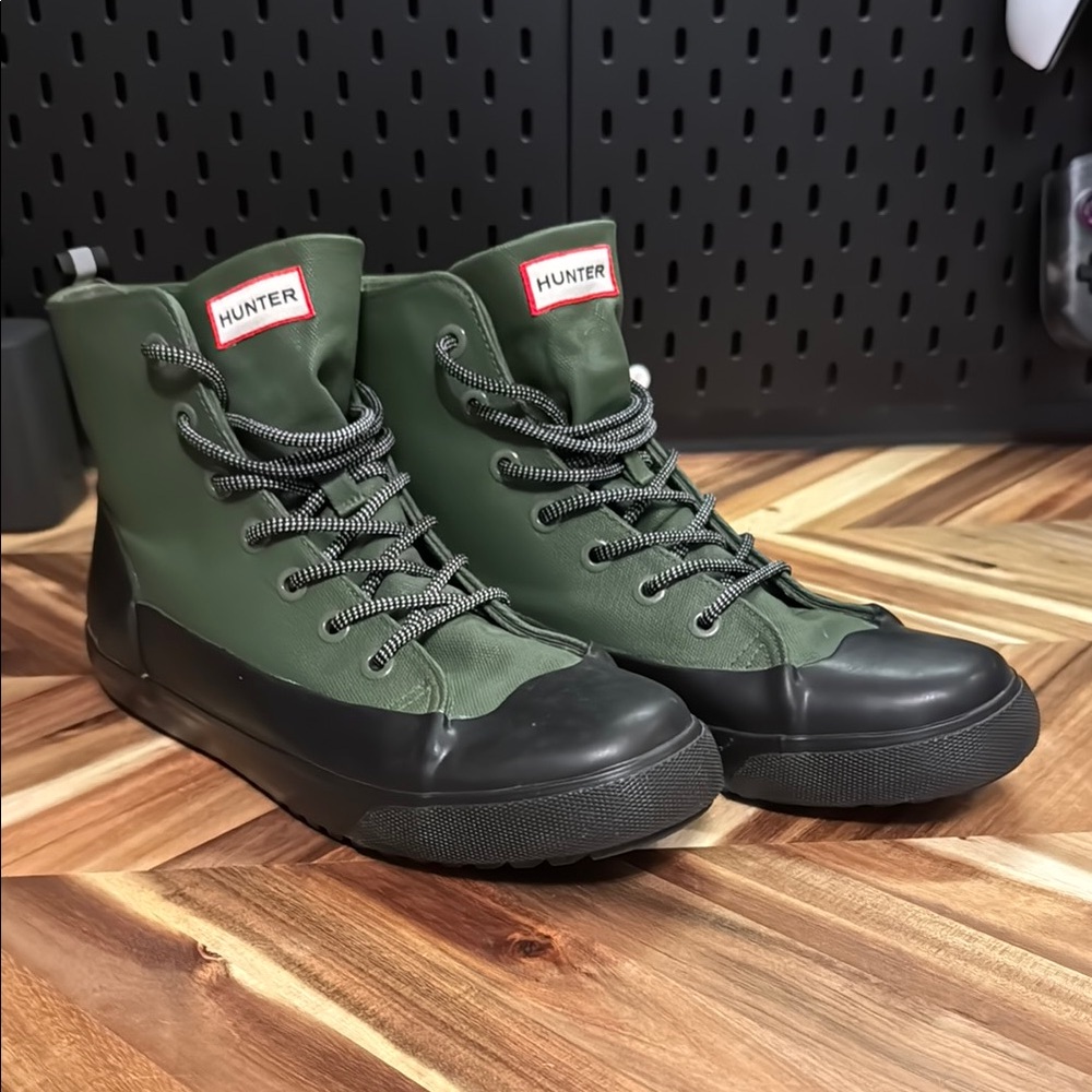 Target X Hunter, Green and Black Rain Sneakers